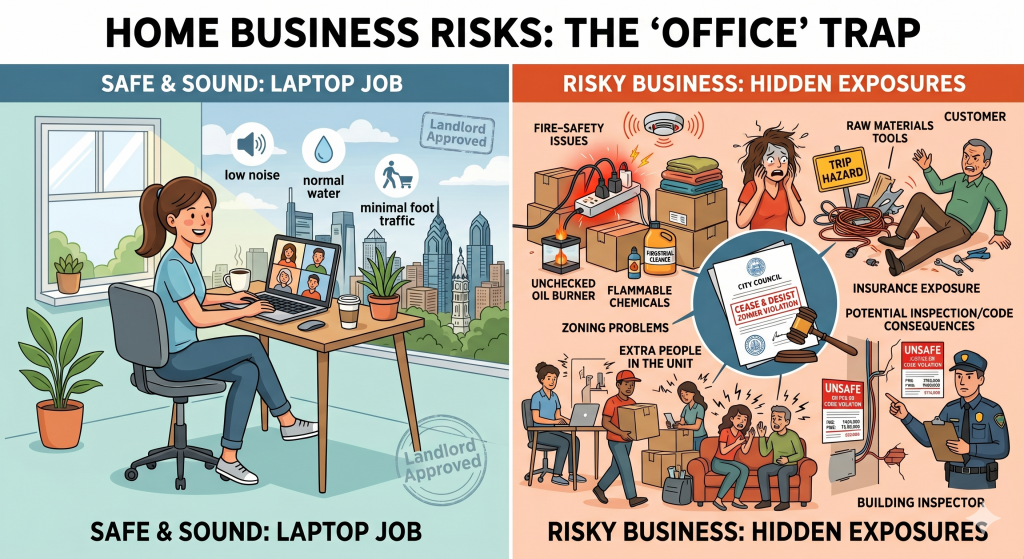 Tenant home business risk